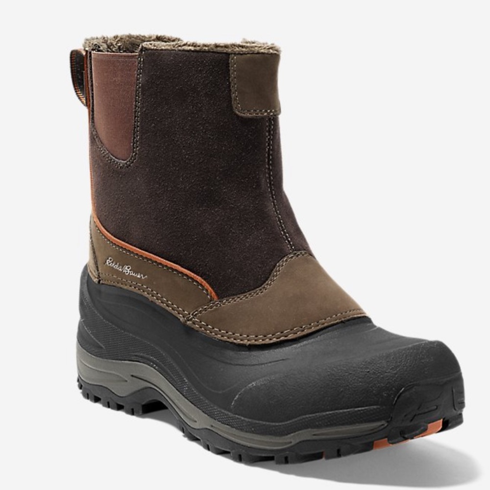 Eddie Bauer Men’s Snowfoil Pull-On Boots